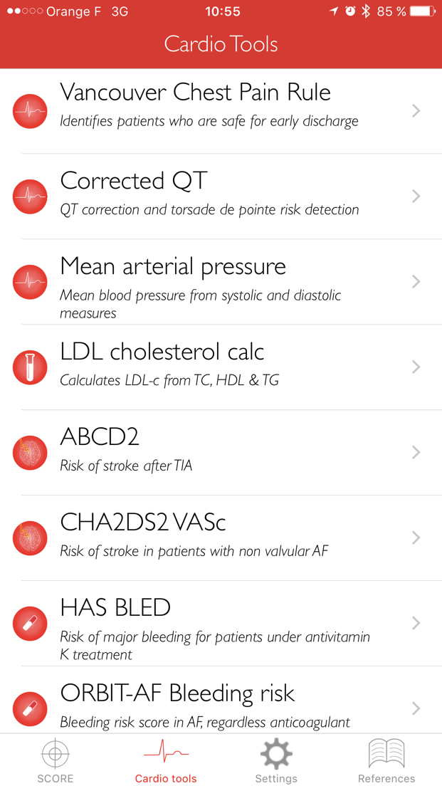 Other cardiovascular tools
